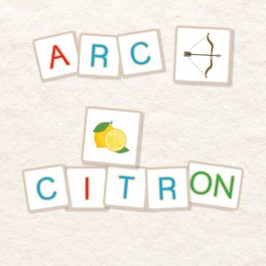 Lettres mobiles des sons